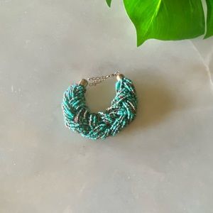 Handmade Seed Bead Braided Bracelet from Seville Spain